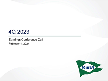 Kirby 4Q 2023 Earnings Presentation